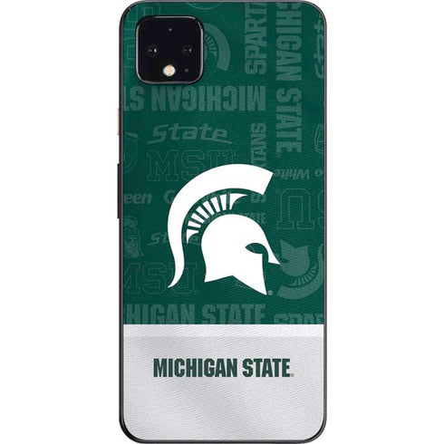 Michigan State University Jersey Split Google Pixel 4 XL Skin